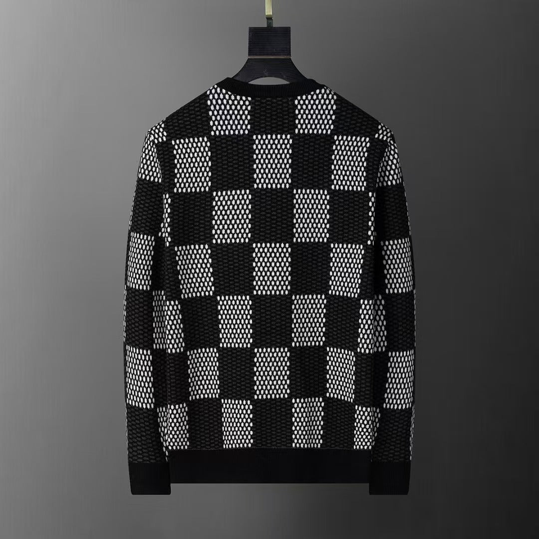 Autumn and winter new round neck pullover sweater
