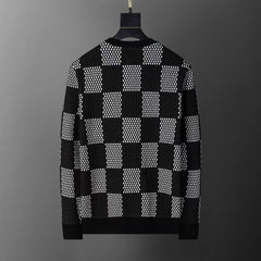 Autumn and winter new round neck pullover sweater