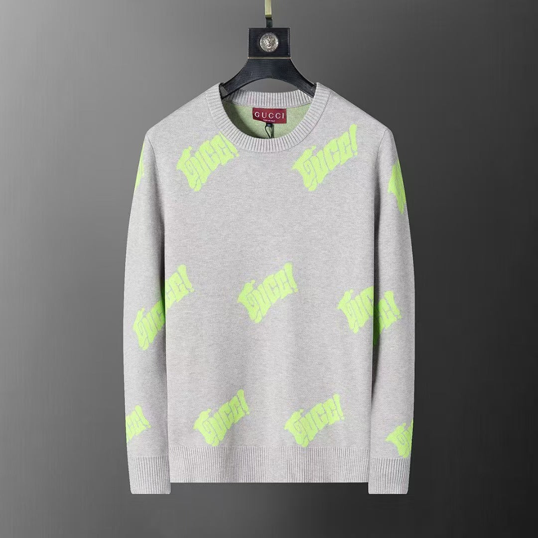 Autumn and winter new round neck pullover sweater