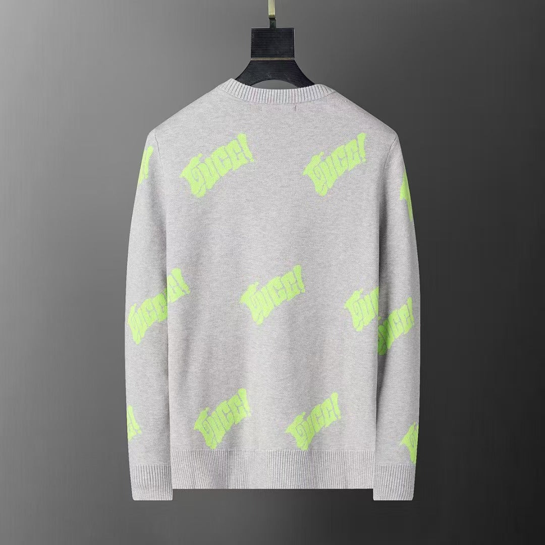 Autumn and winter new round neck pullover sweater
