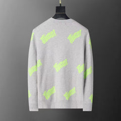 Autumn and winter new round neck pullover sweater