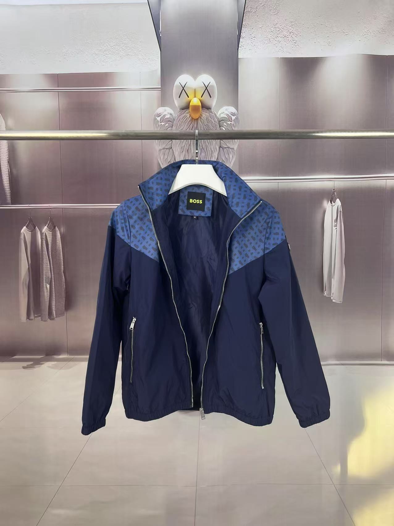 New autumn and winter standing collar windbreaker jacket