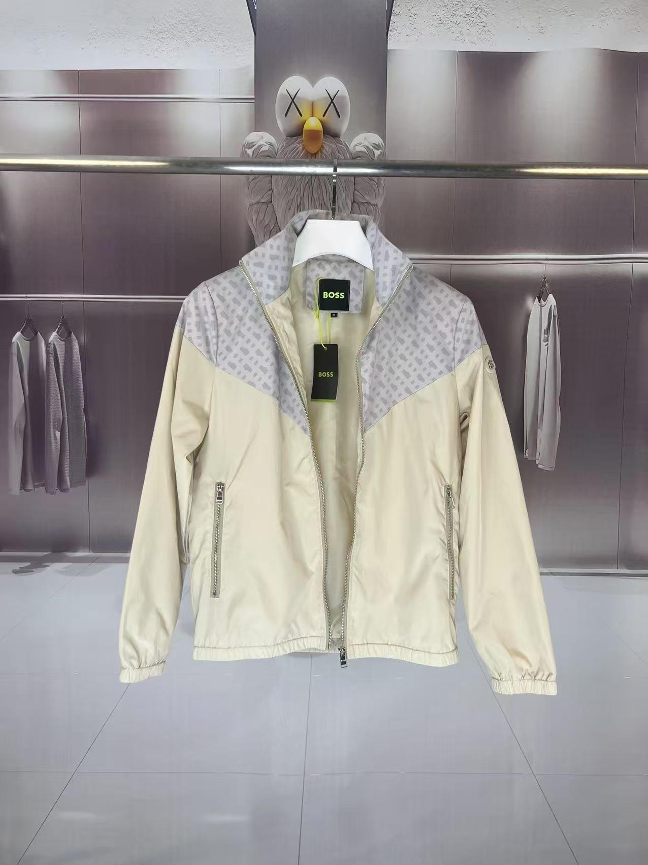 New autumn and winter standing collar windbreaker jacket