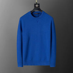 Autumn and winter new round neck pullover sweater