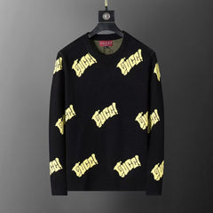 Autumn and winter new round neck pullover sweater1