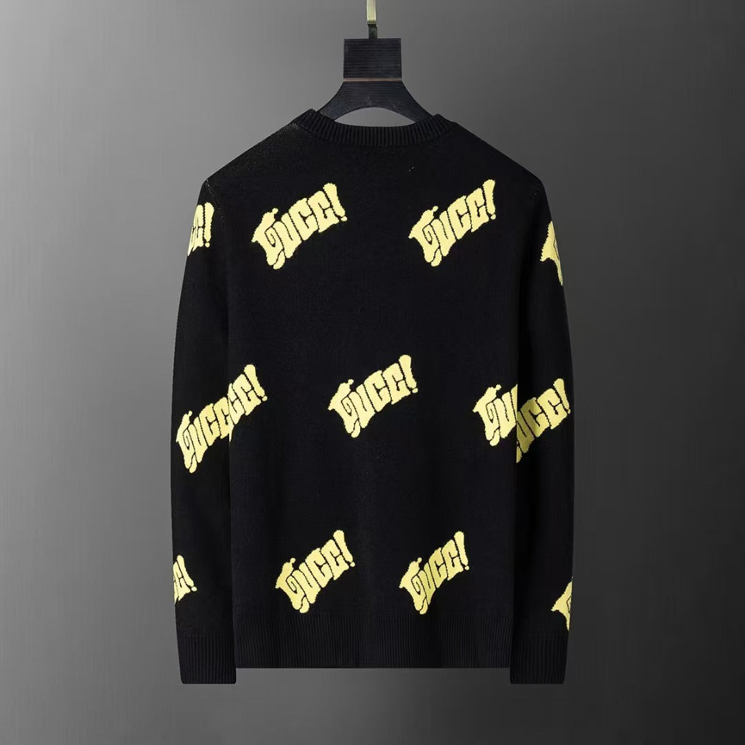 Autumn and winter new round neck pullover sweater1