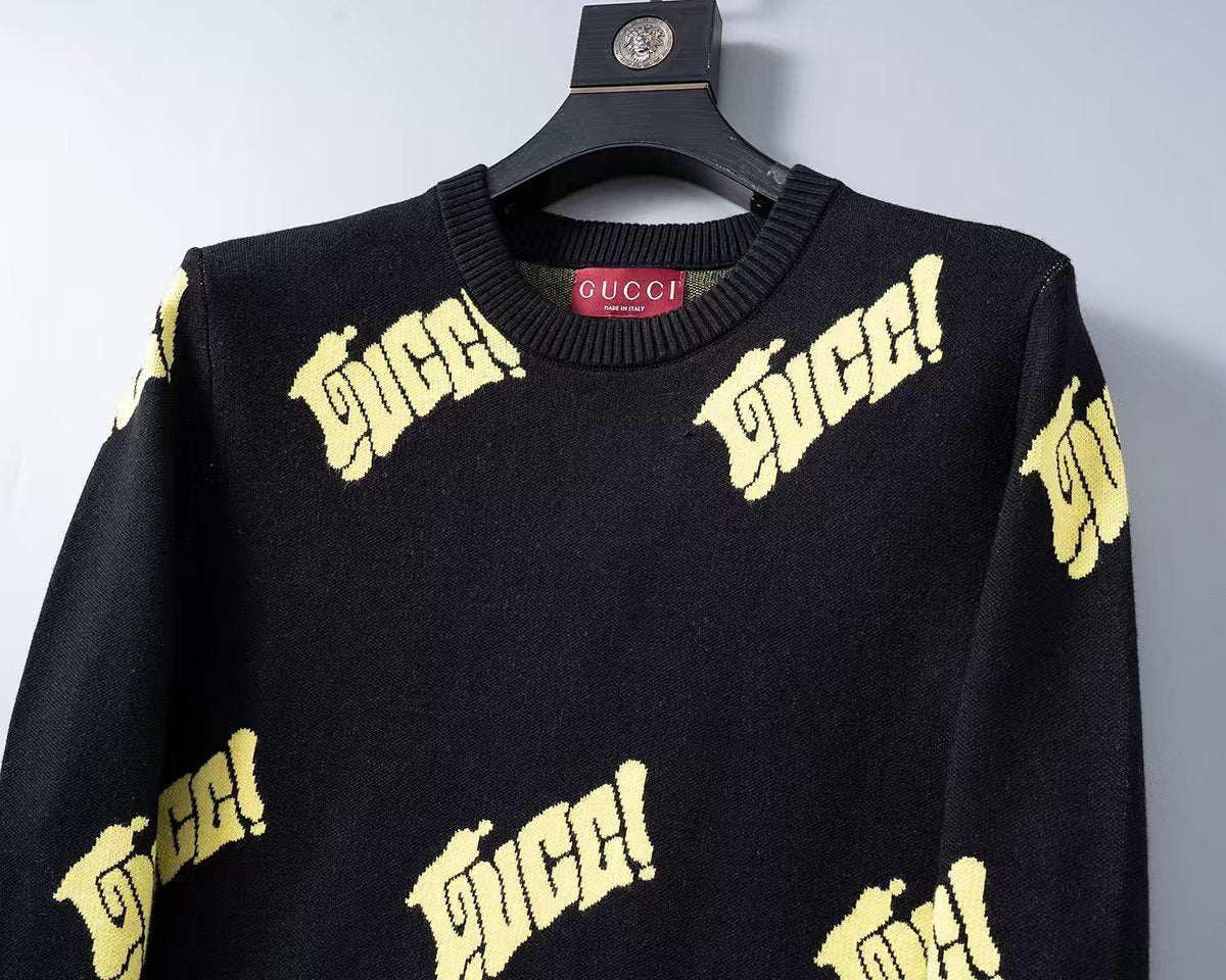 Autumn and winter new round neck pullover sweater1