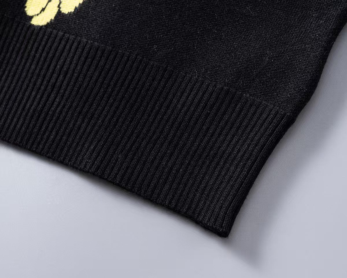 Autumn and winter new round neck pullover sweater1