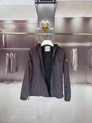 Hooded windbreaker jacket