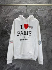 Hooded long sleeved sweatshirt