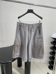 New structural splicing workwear pants