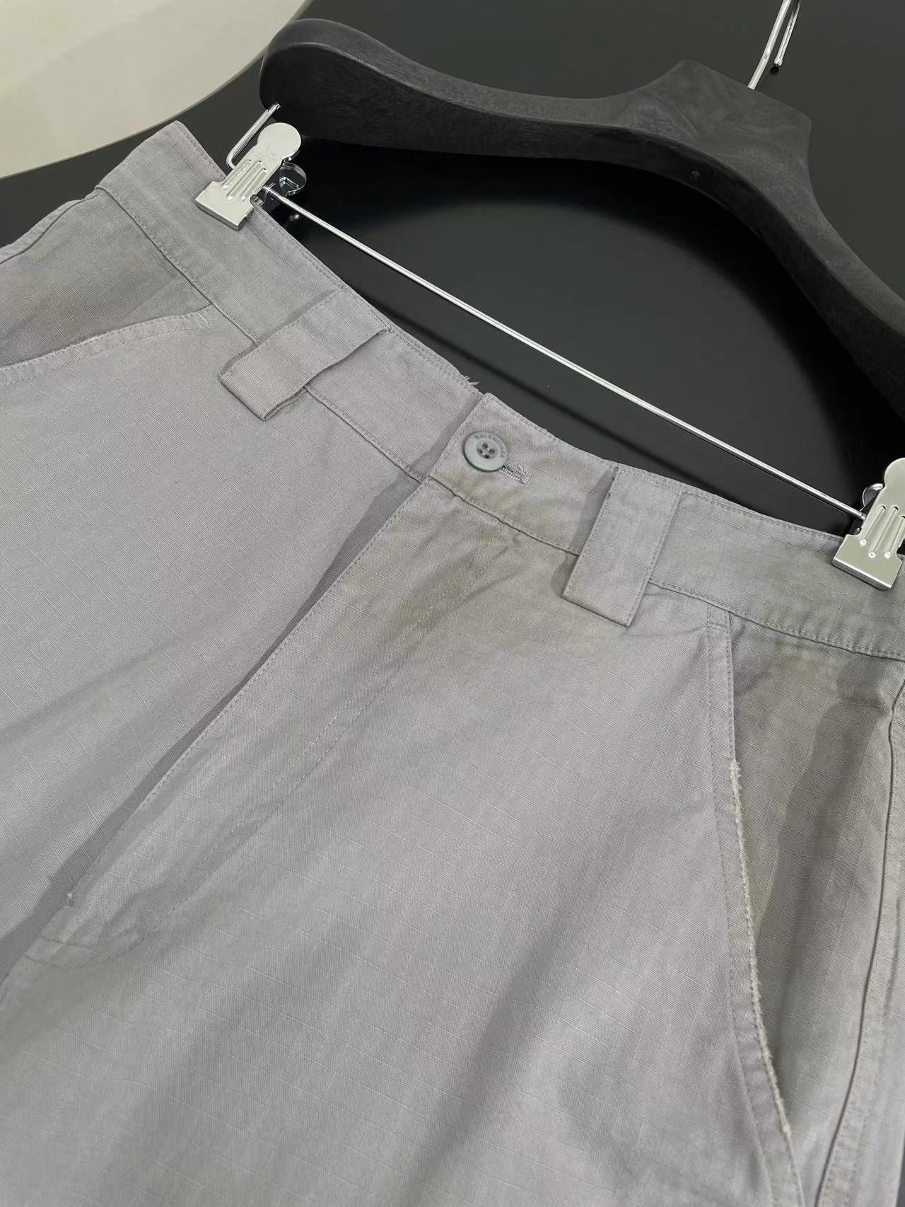 New structural splicing workwear pants