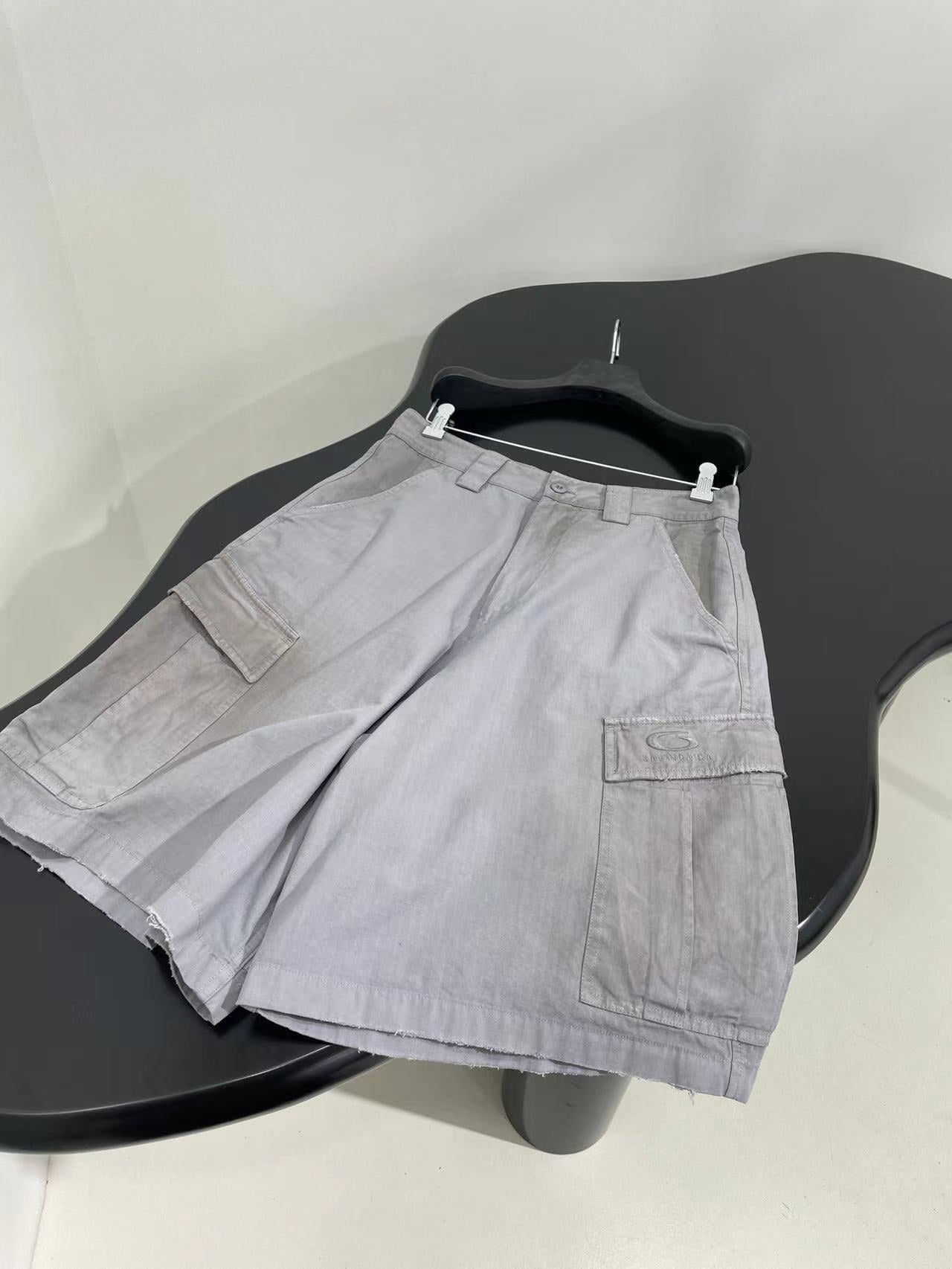 New structural splicing workwear pants