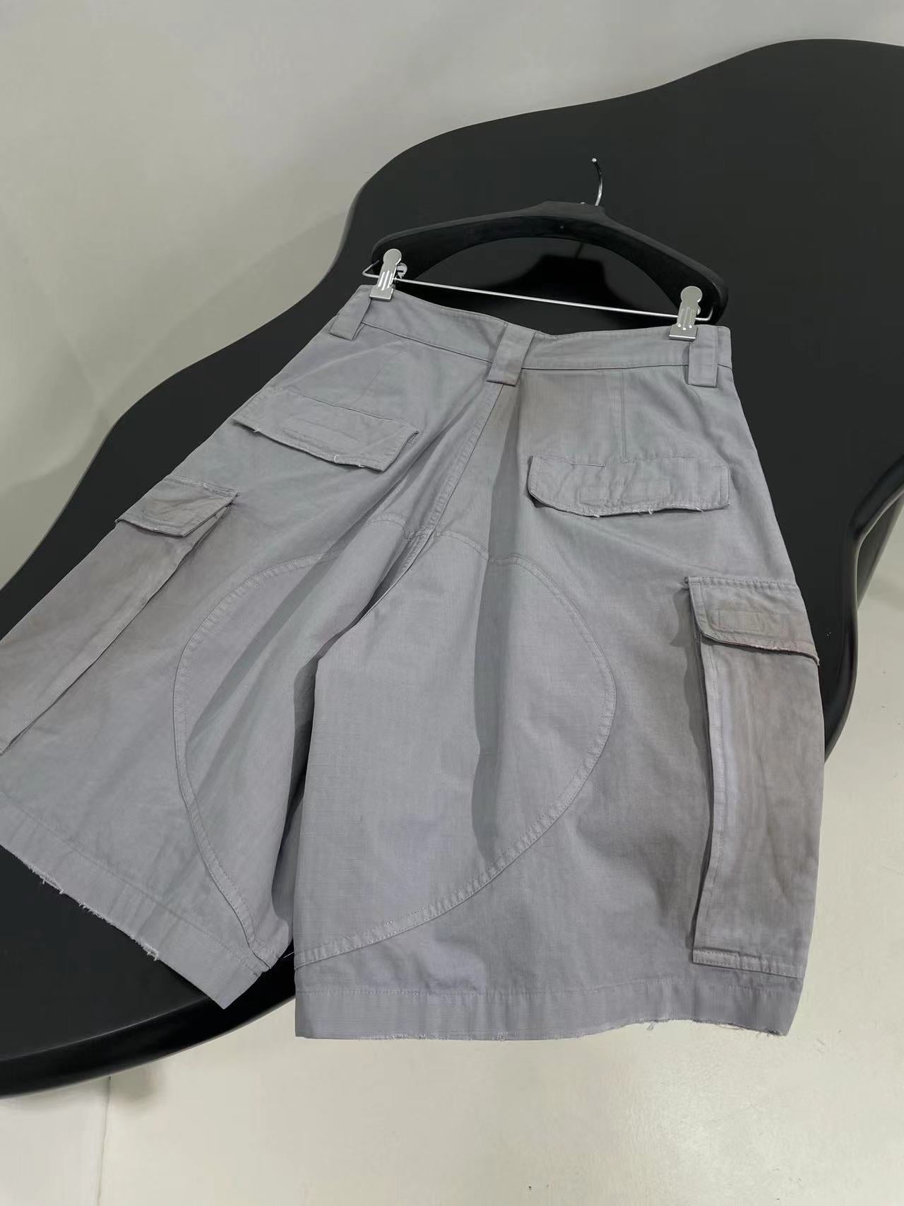 New structural splicing workwear pants