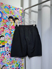 Fine plaid pair shorts