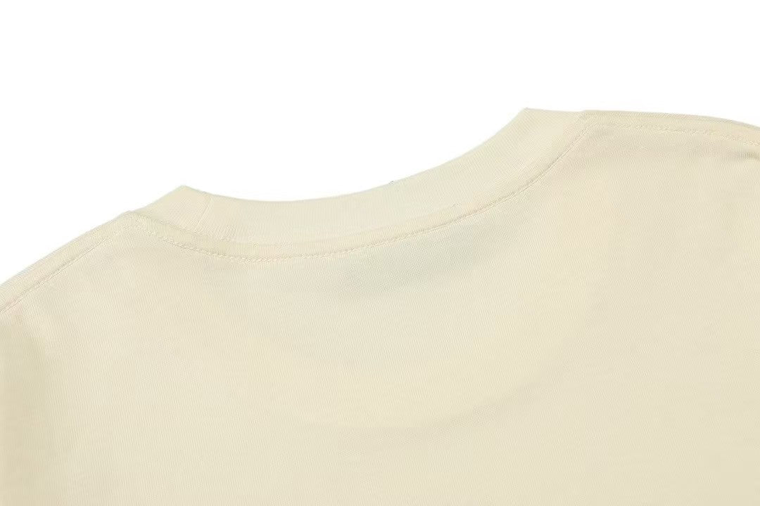 Letter logo unisex long sleeved t-shirt
