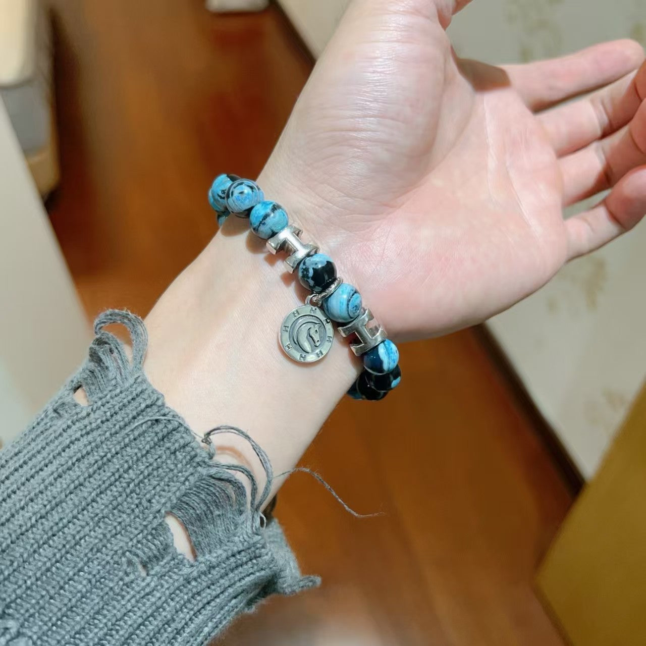 Agate stone bracelet for both men and women