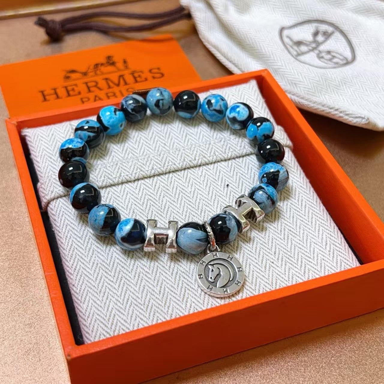 Agate stone bracelet for both men and women