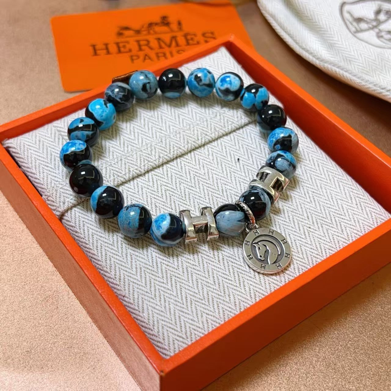 Agate stone bracelet for both men and women
