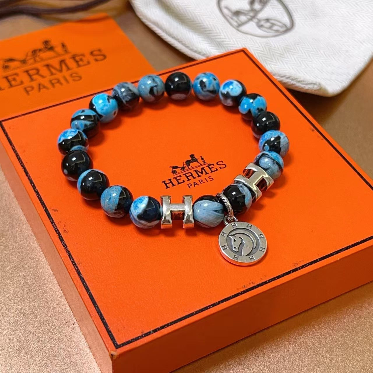 Agate stone bracelet for both men and women