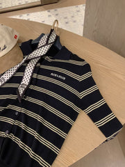 Striped cardigan