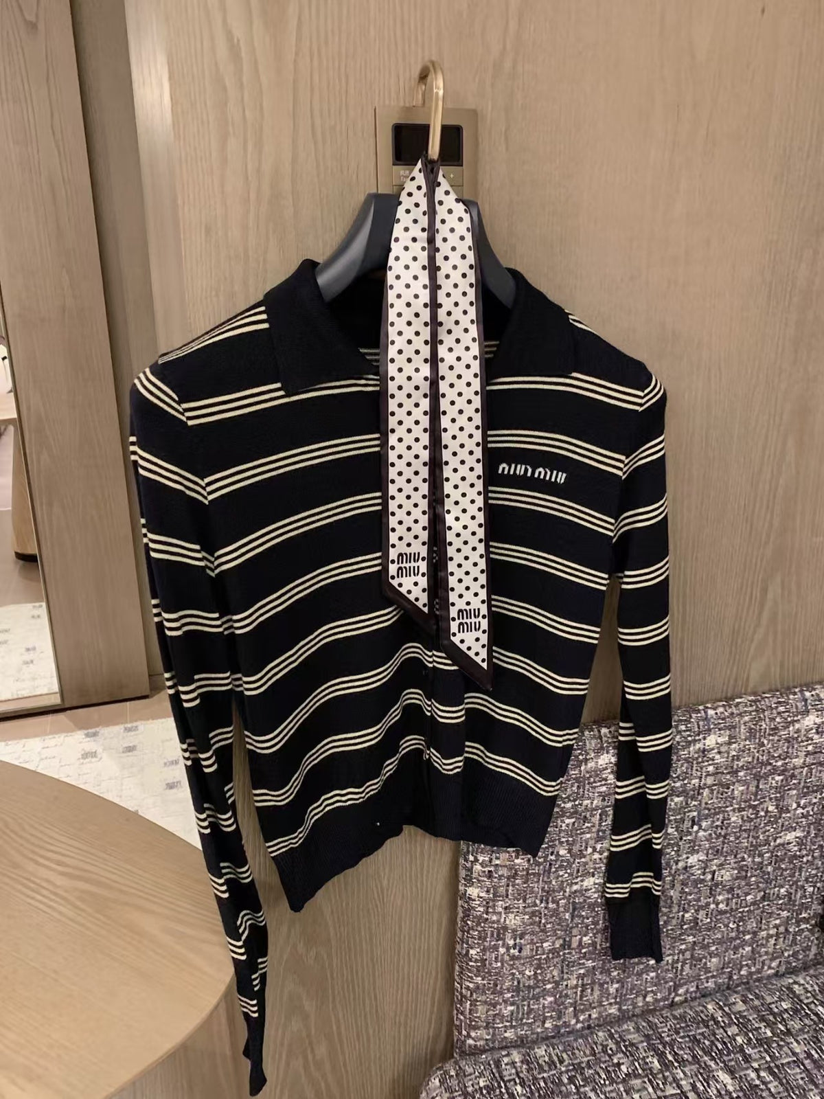 Striped cardigan