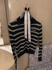 Striped cardigan