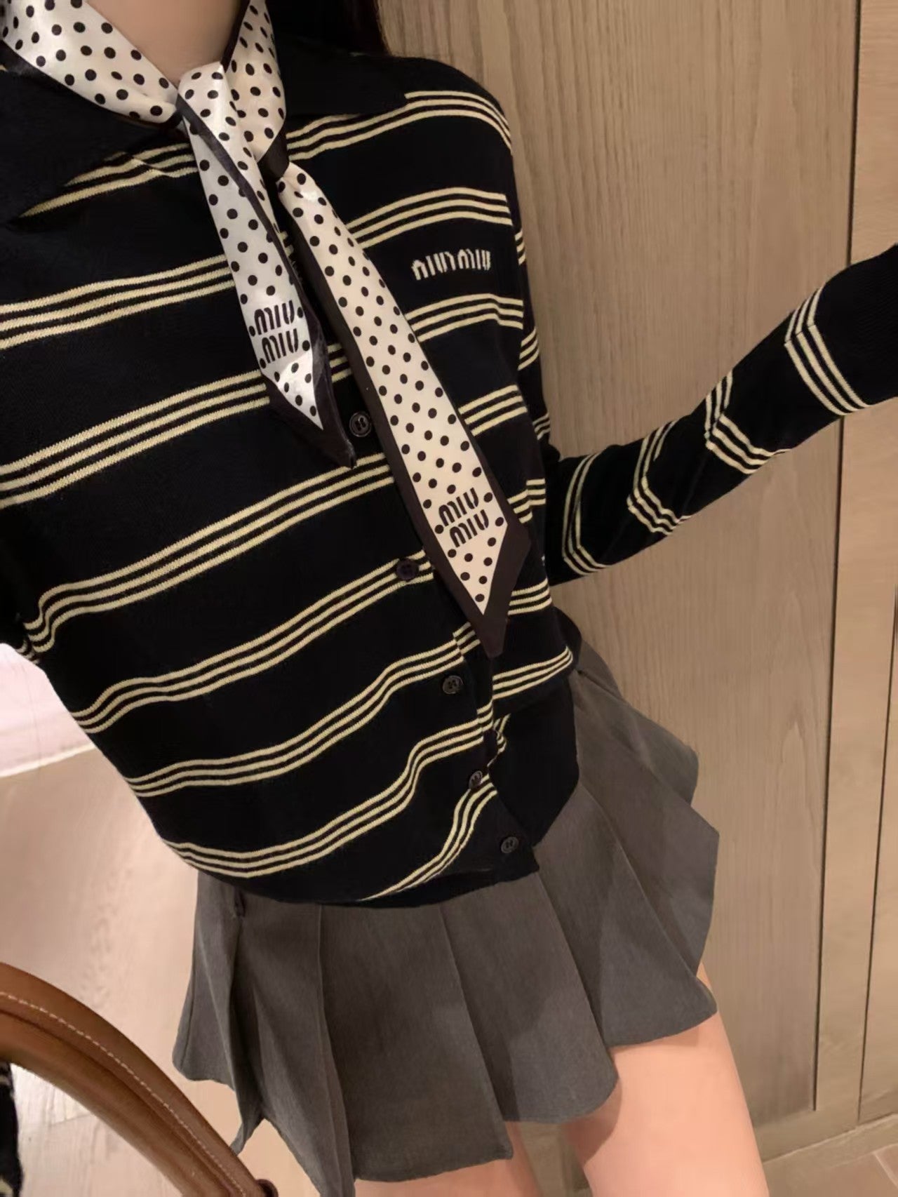Striped cardigan