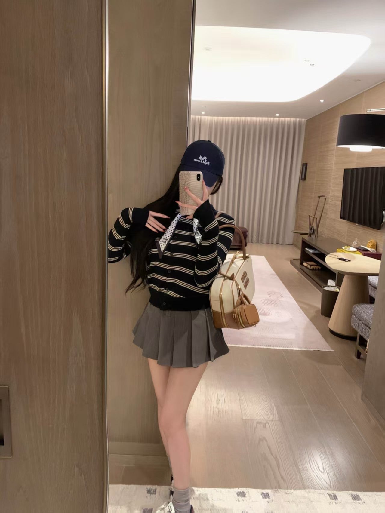 Striped cardigan
