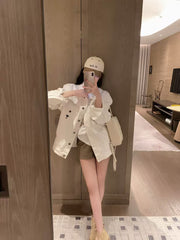 Little Bee Flower Cowboy Coat