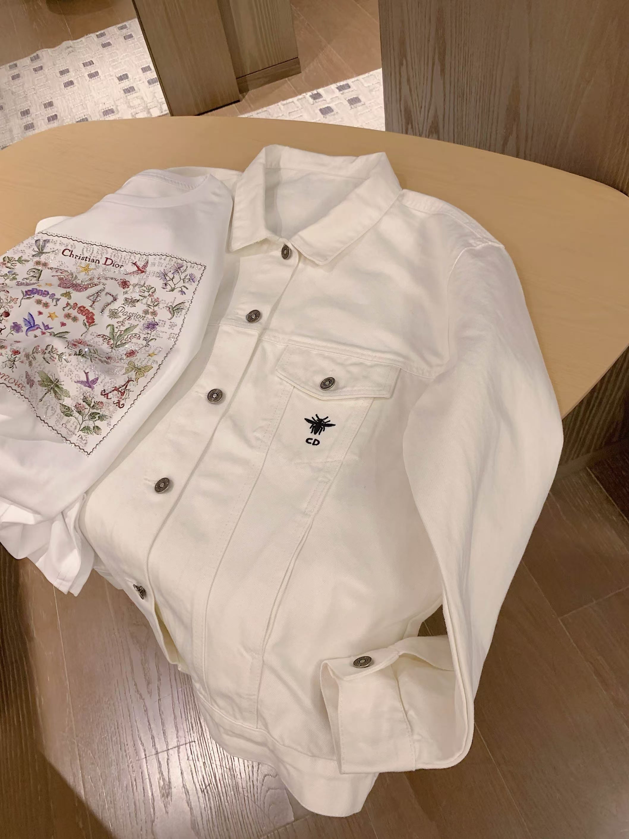 Little Bee Flower Cowboy Coat