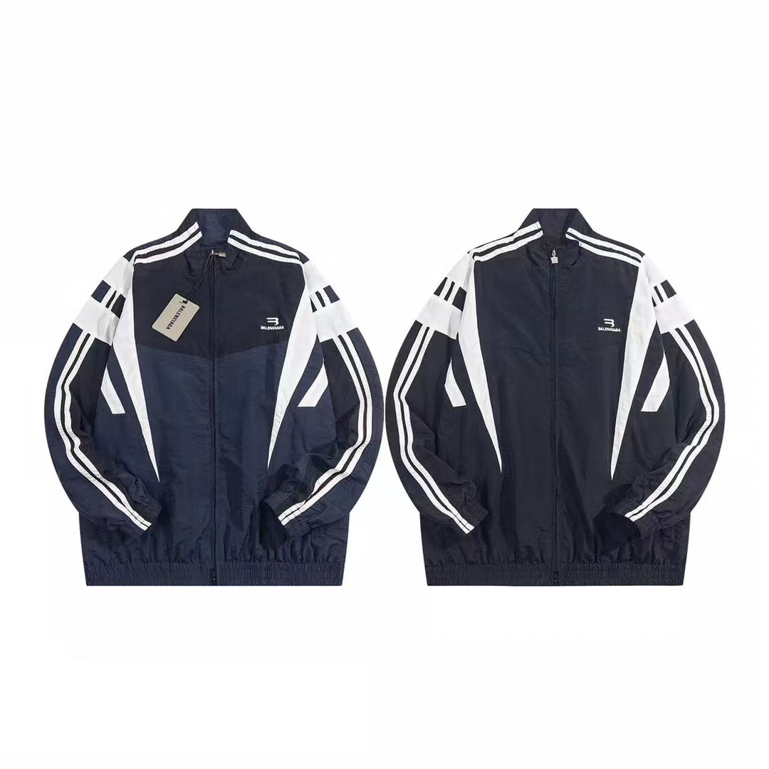 Color blocked striped set