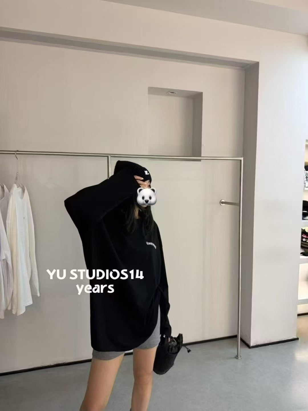 Printed long sleeved T-shirt