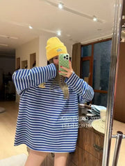 Small label long sleeved T-shirt