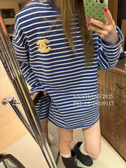 Small label long sleeved T-shirt