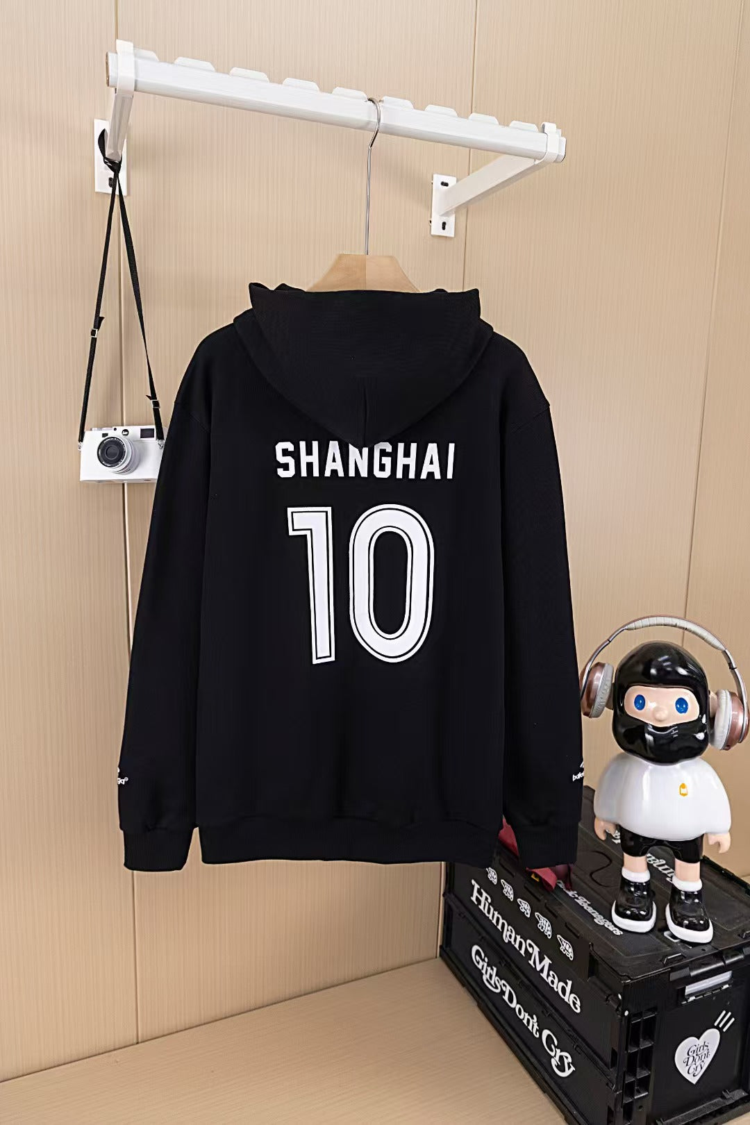 Cardigan hooded jacket