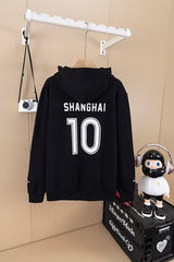 Cardigan hooded jacket