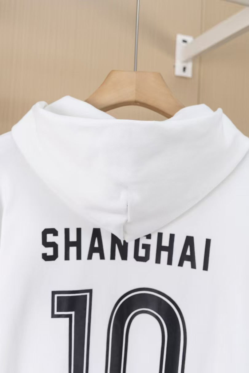 Cardigan hooded jacket