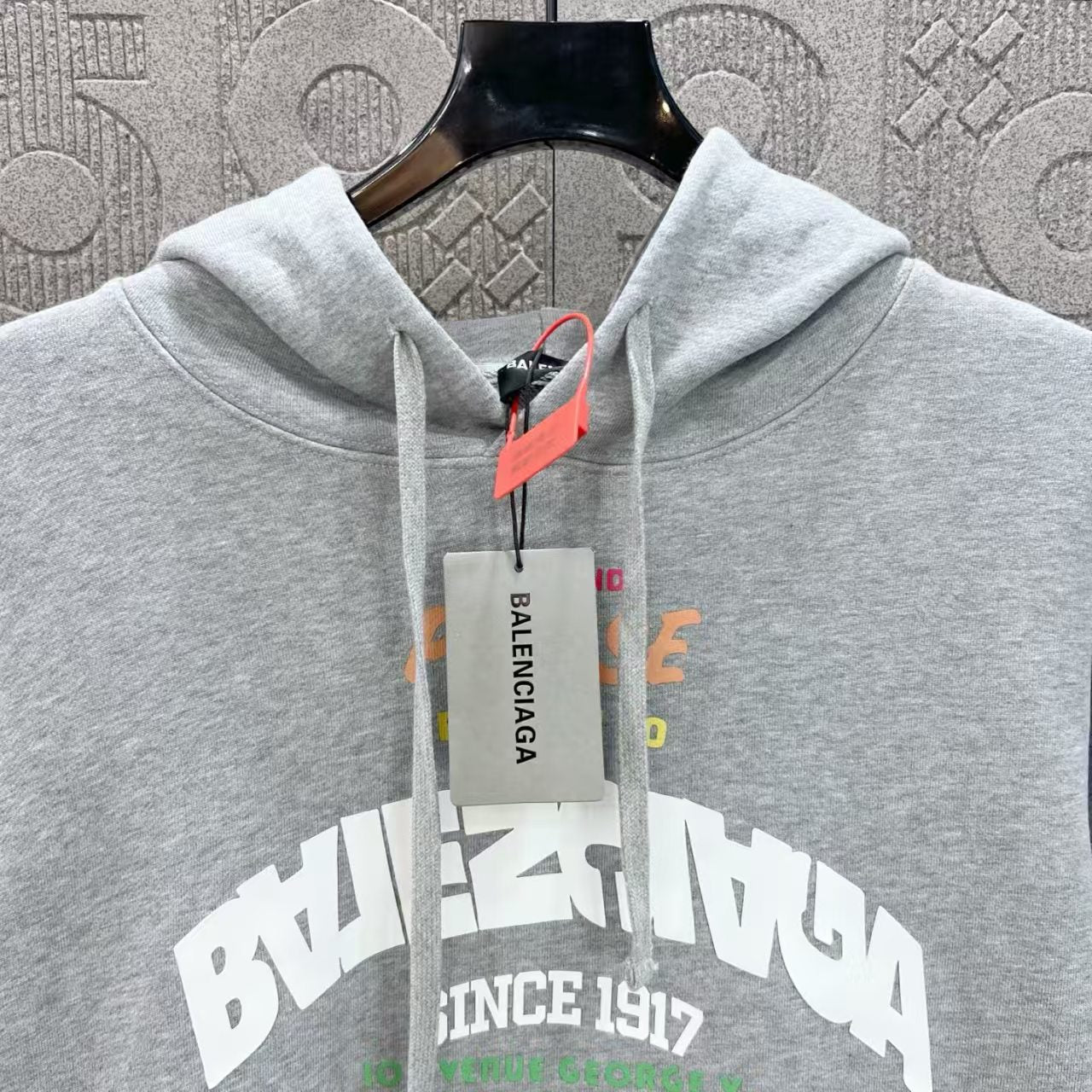 Classic color reverse letter printing technique