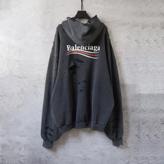 Washed and worn hoodies