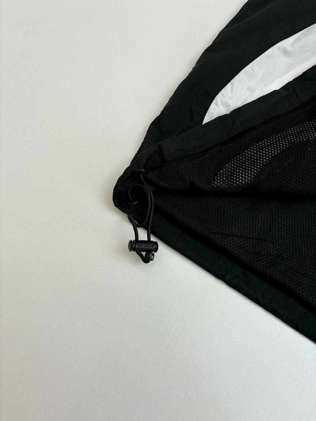 Embroidered letter color blocked large circular zipper jacket