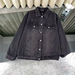 Make an old letter denim jacket