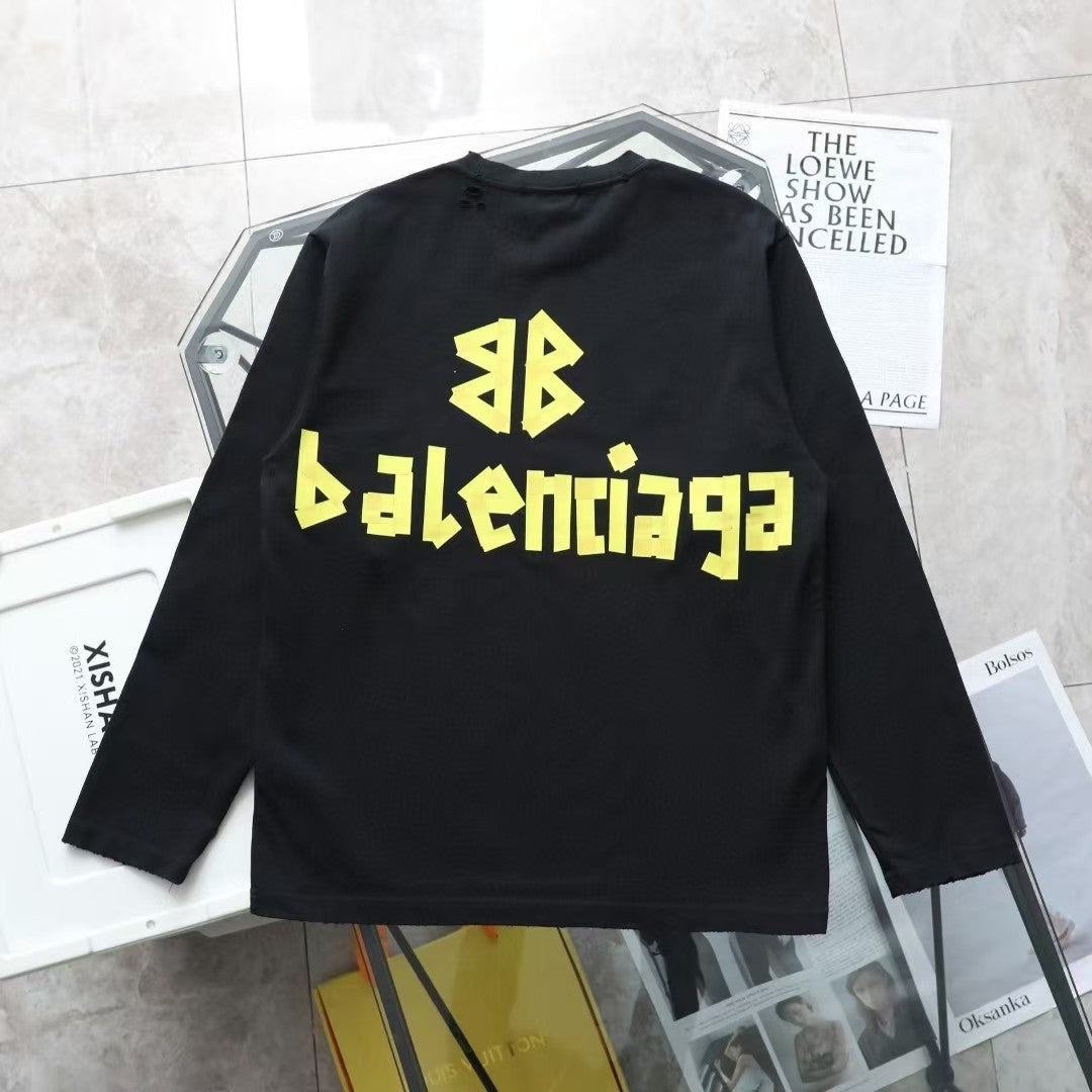 Perforated long sleeves