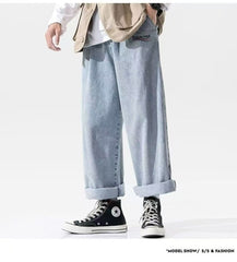 Casual Bigfoot Straight Leg Pants Wide Leg Jeans