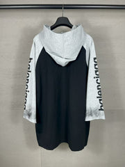 Seven inch hooded long sleeved T-shirt