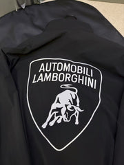 Logo embroidered jacket jacket