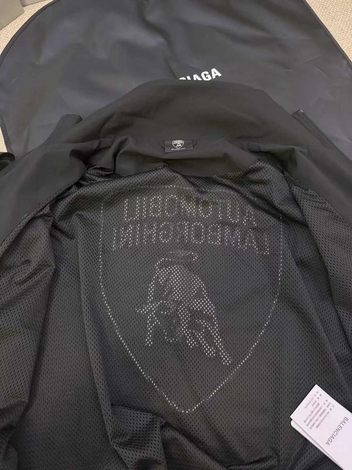 Logo embroidered jacket jacket