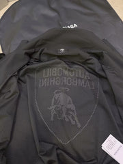 Logo embroidered jacket jacket