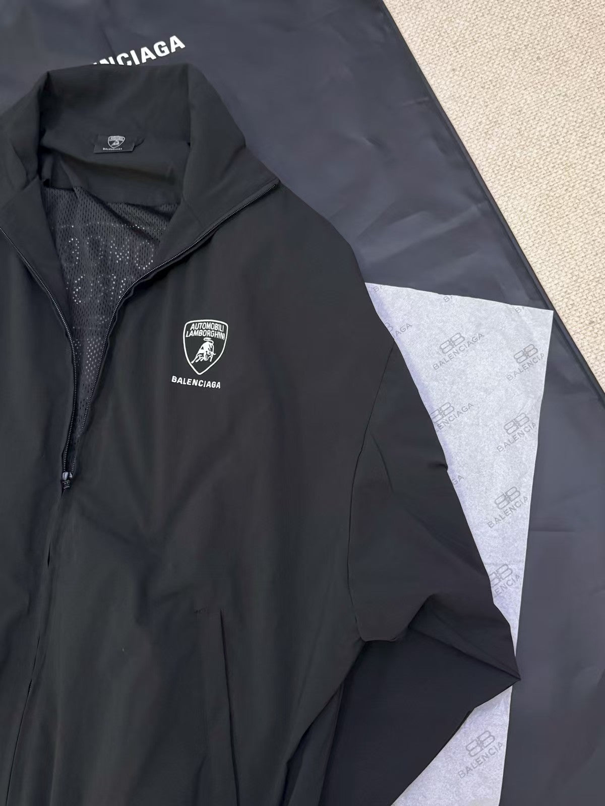 Logo embroidered jacket jacket