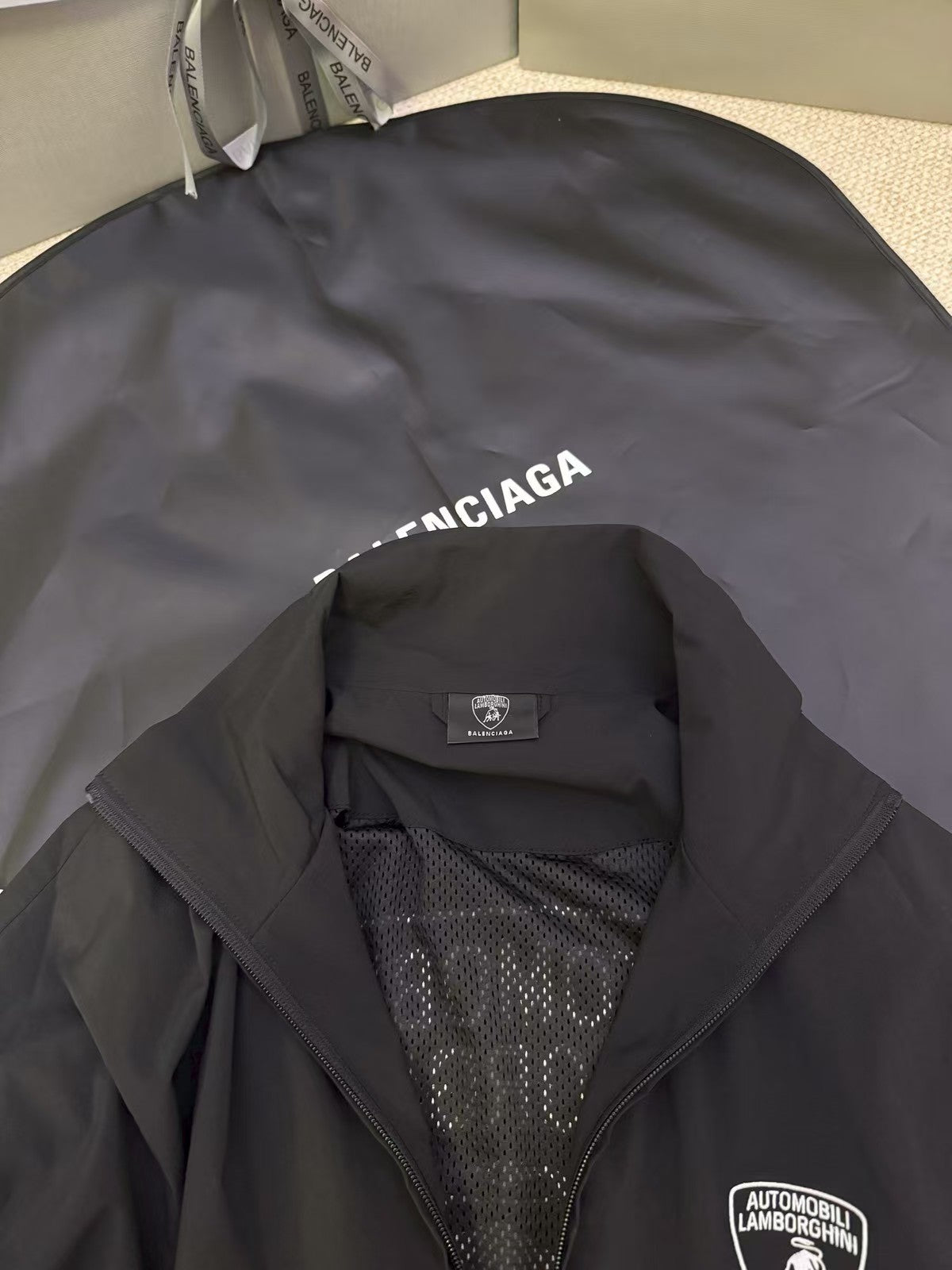 Logo embroidered jacket jacket